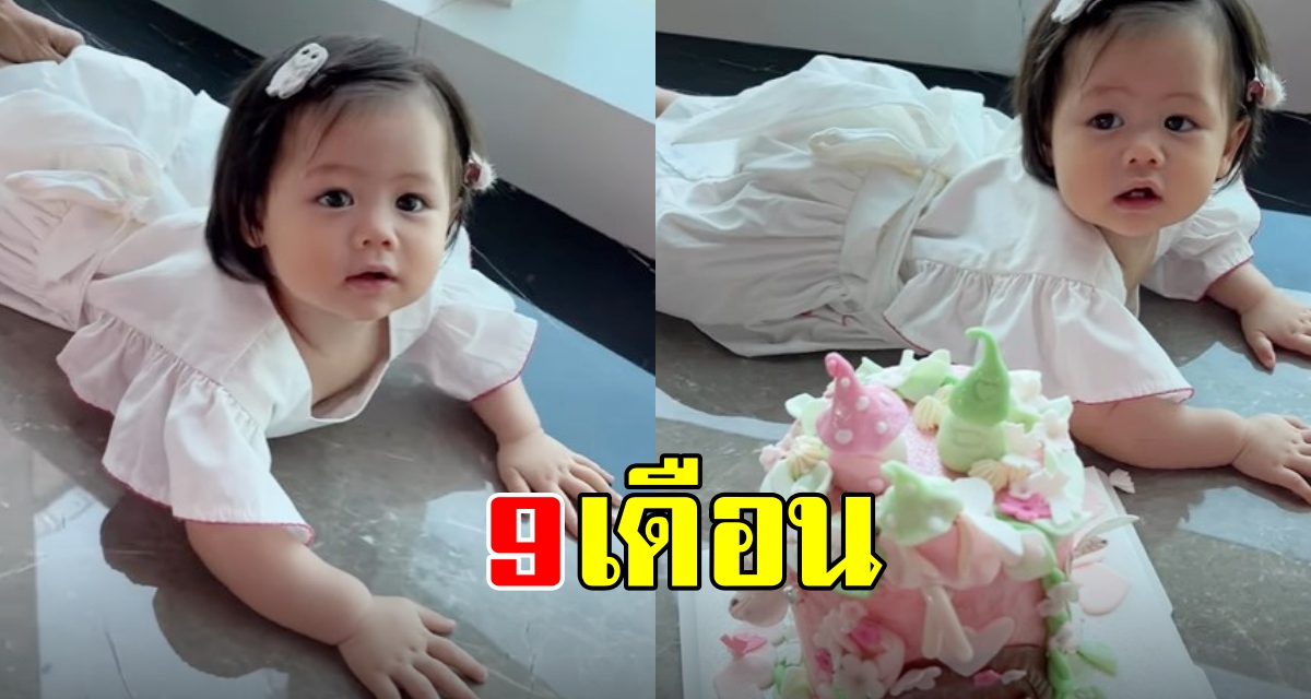 ชมพู่-อารยา เนรมิตสุดน่ารัก เบิร์ดเดย์ลูกสาว น้องเกล 9เดือนเต็ม