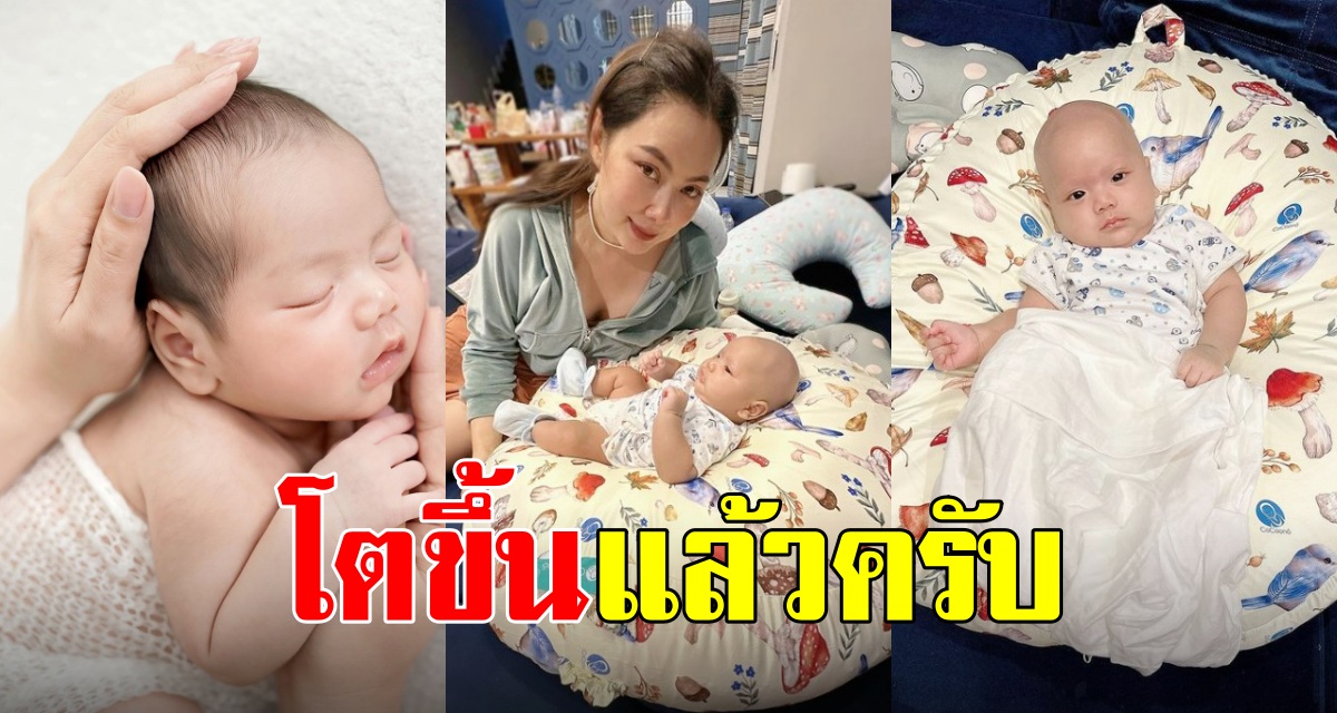 สุดคิ้วท์ น้องอเล็กซ์ ลูกชาย บุ๋ม-ปนัดดา โกนผมแล้ว นอนจ้ำม่ำสบายใจ